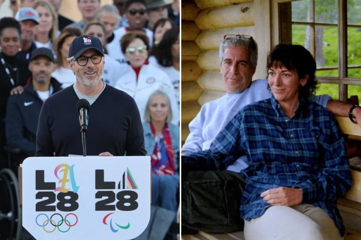 Los correos electrónicos picantes del jefe de los Juegos Olímpicos de Los Ángeles, Casey Wasserman, con Ghislaine Maxwell mientras estaba casado, revelados en los archivos de Epstein