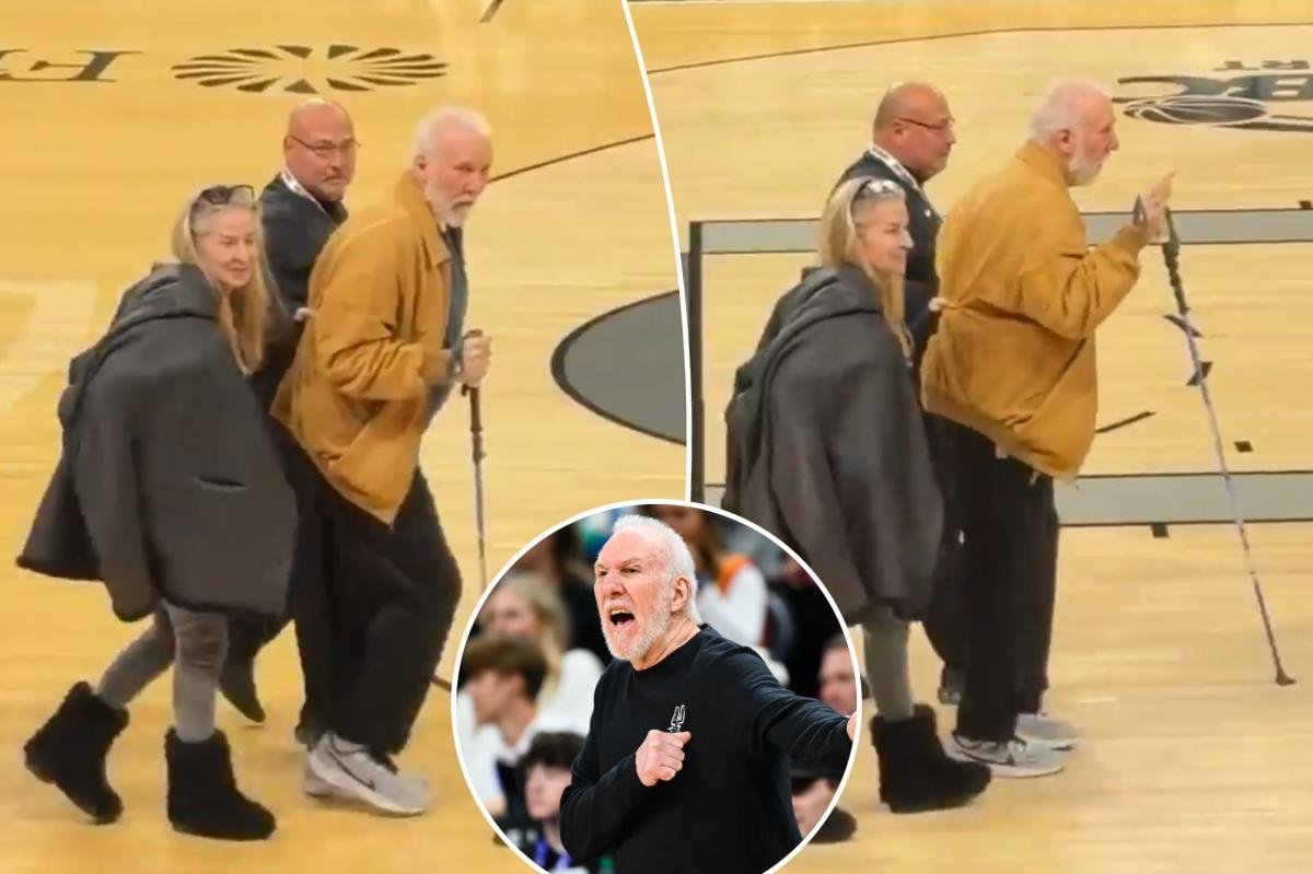 Gregg Popovich recibió una gran ovación de los fanáticos en una rara aparición pública