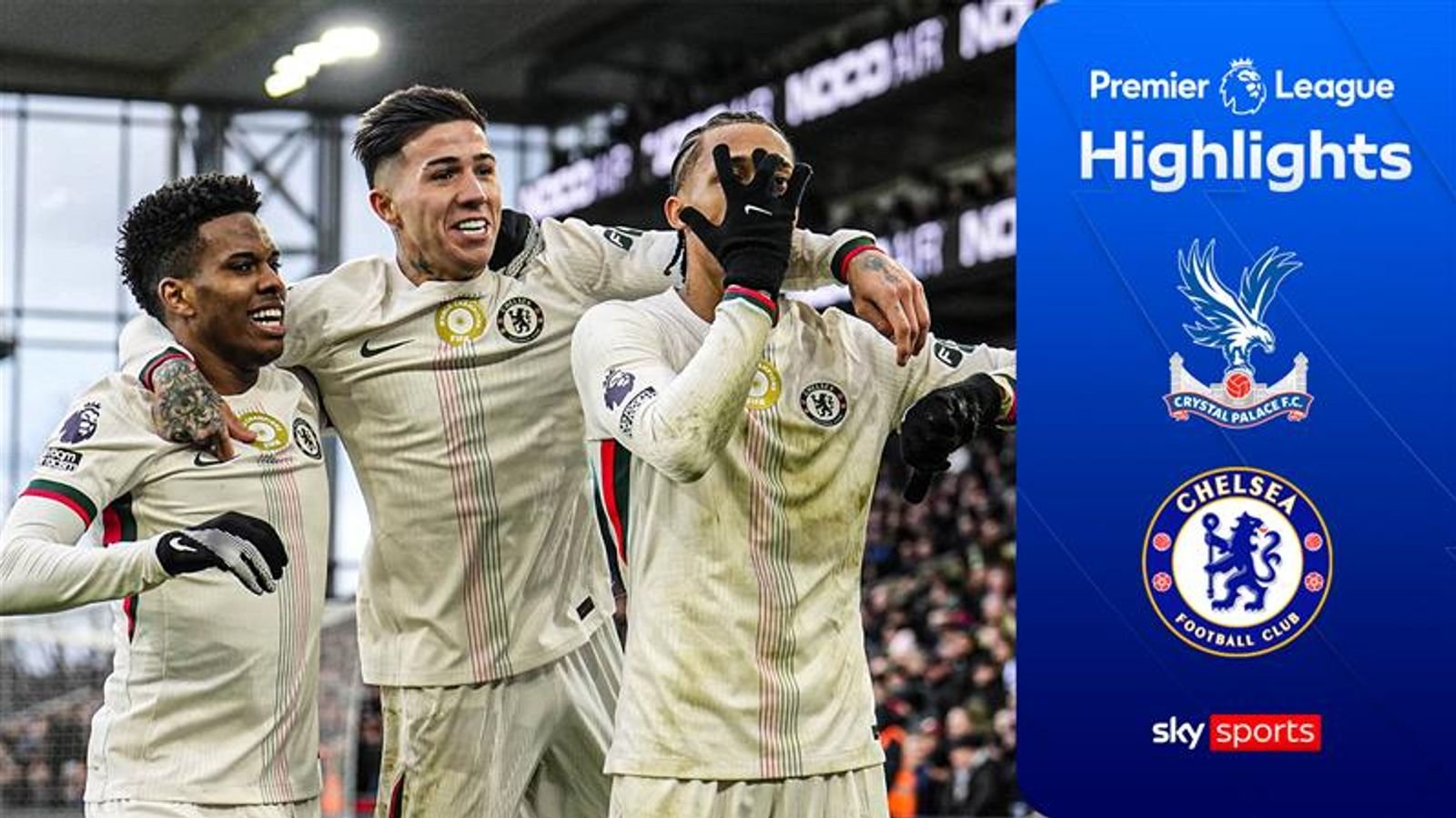 Chelsea subió al cuarto lugar después de vencer al Palace de 10 hombres en Selhurst Park
