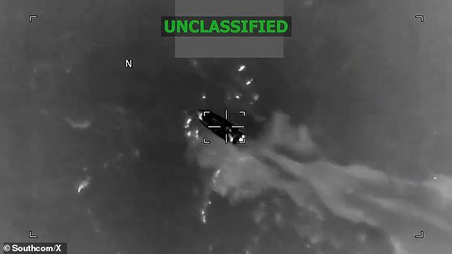 Tres personas murieron en un ataque de EE.UU. a un barco que transportaba droga