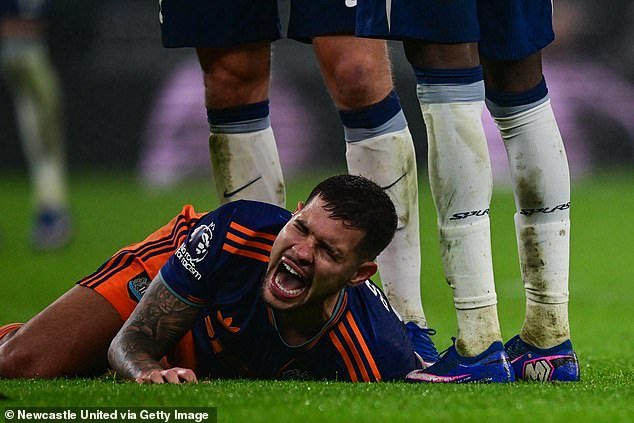 El alcance total del problema en el tendón de la corva ha revelado la lesión del jefe del Newcastle, Bruno Guimaraes, y un récord de la Premier League que podría significar un desastre para los Magpies.