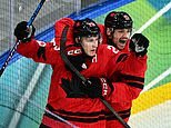 Escena salvaje en los Juegos Olímpicos de Invierno cuando Canadá logra una impresionante victoria sobre Finlandia para establecer un posible enfrentamiento por la medalla de oro en hockey con EE. UU.
