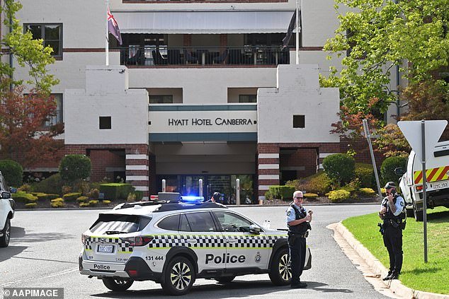Importante actualización sobre la delegación de defensa después del ‘dispositivo incendiario encendido’ en el Hyatt Hotel Canberra
