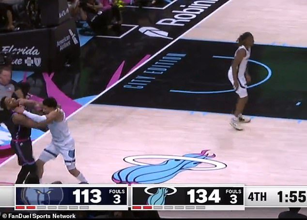 Scottie Pippen Jr. de los Grizzlies genera controversia sobre el ‘tiro bajo’ de Myron Gardner del Heat