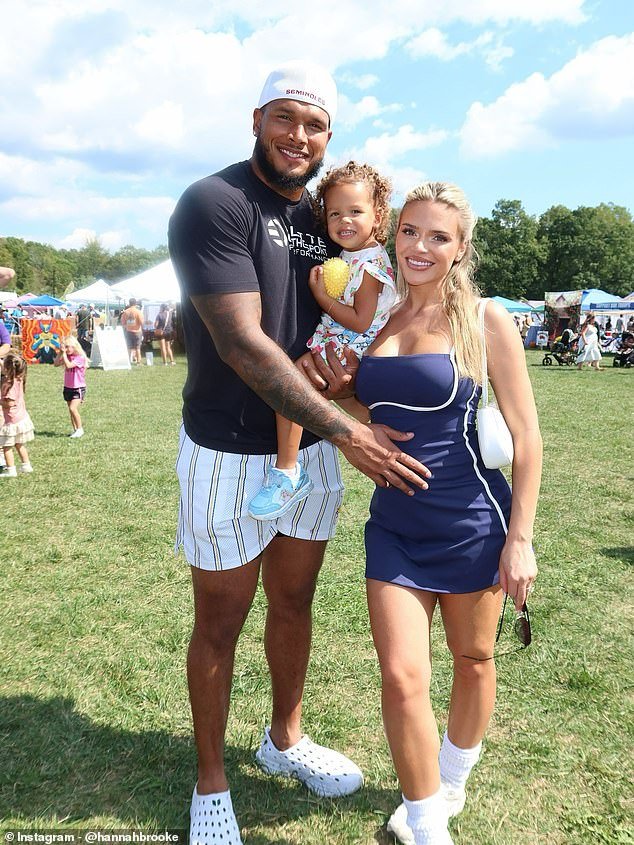NFL WAG Hannah Brooke admite que el cambio de su prometido Jermaine Johnson a los Jets fue ‘agridulce’