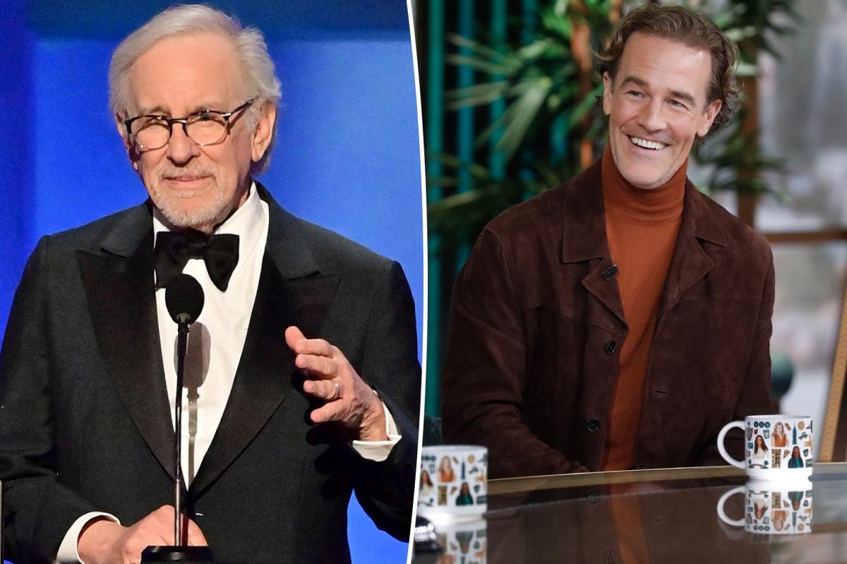 Steven Spielberg, ídolo de Dawson Leary, dona 25.000 dólares a la familia de James van der Beek tras la muerte del actor