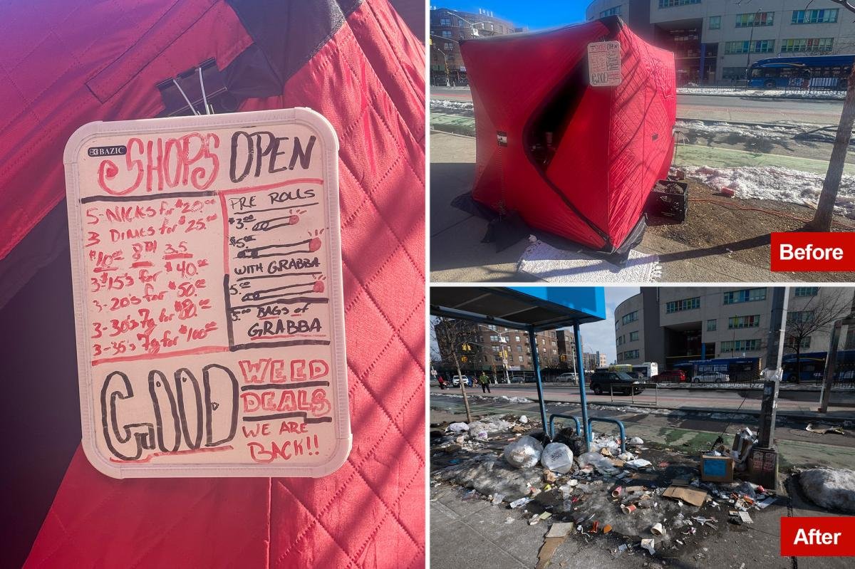 La policía cierra los ‘iglús de la droga’ del Bronx, pero los ‘traficantes de marihuana’ amenazan a los redactores y prometen regresar