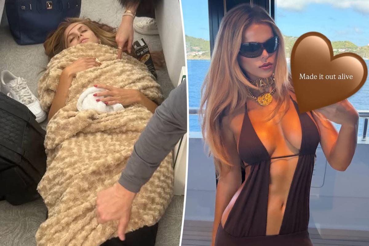 Brooks sufrió una intoxicación alimentaria en el jet privado de Nader para celebrar su cumpleaños número 29.