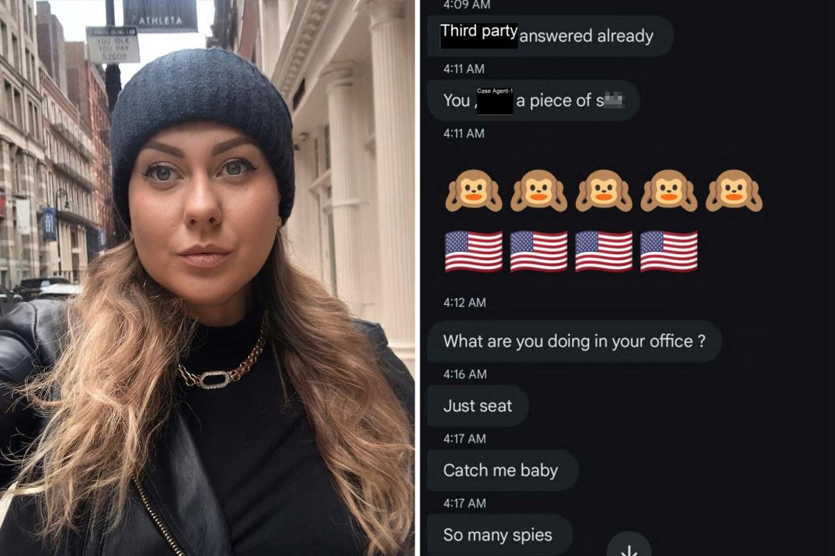 El presunto topo de Moscú, Nomma Zarubina, se burla del agente del FBI antes de ir a la cárcel