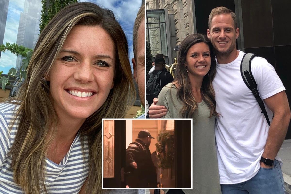 La maestra de Ohio Ashley Flynn llamó al 911 por su esposo Caleb después de un tiroteo fatal
