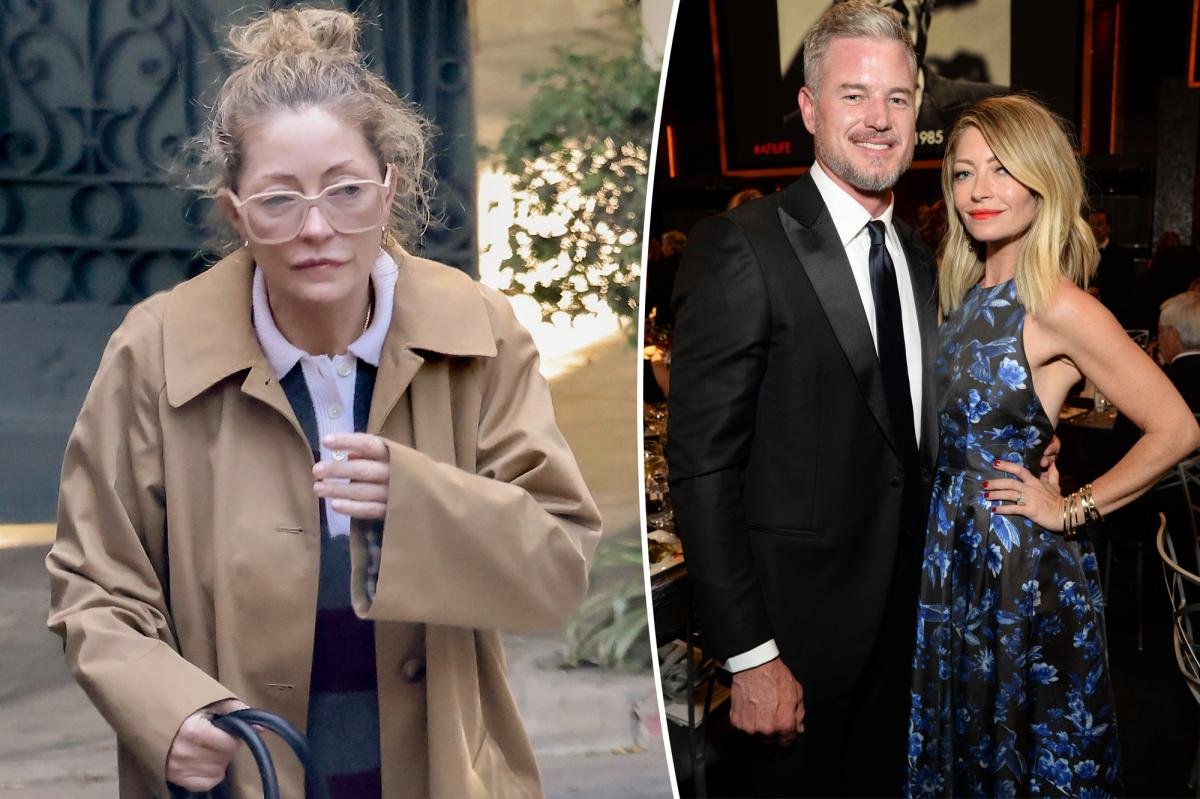 La esposa de Eric Dane, Rebecca Gayheart, ha sido vista por primera vez desde la muerte del actor.