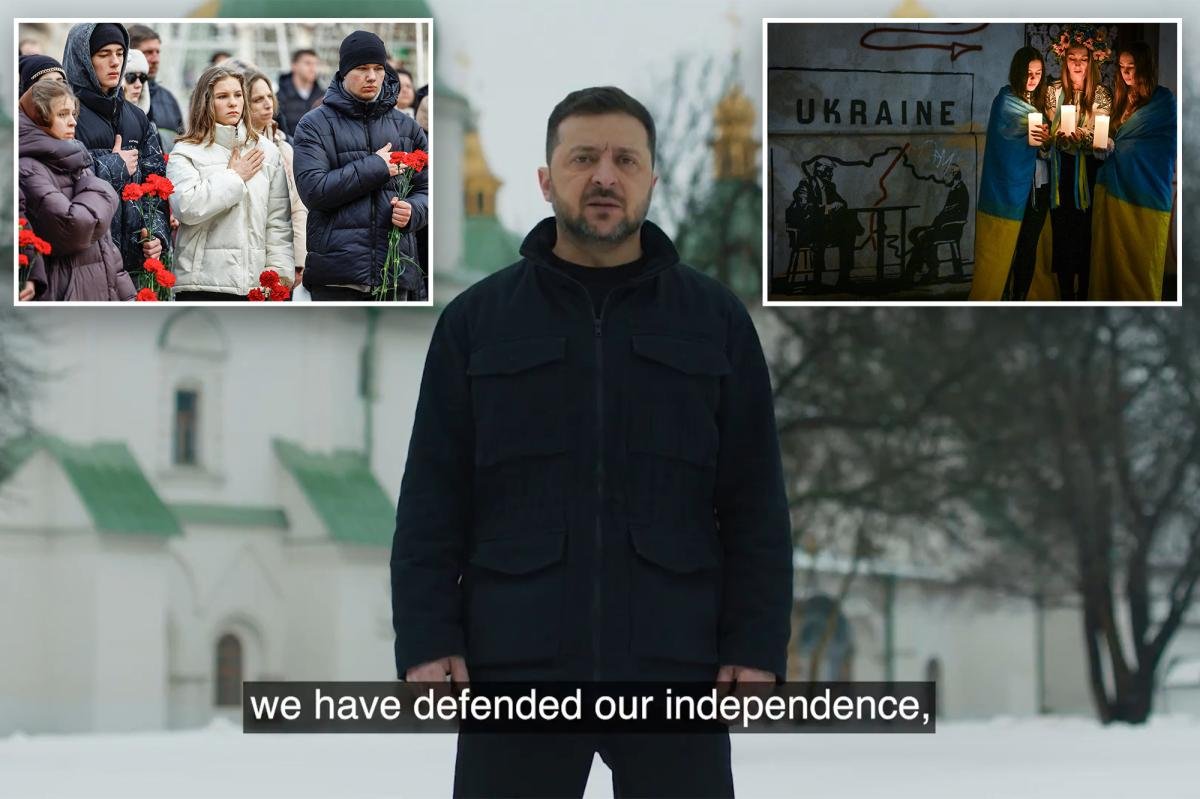 Zelensky promete luchar en el aniversario de la guerra y dice que Putin «no logró su objetivo»