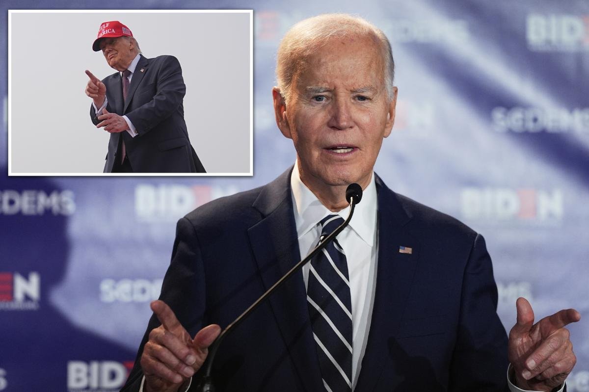 Biden, de 83 años, bromeó sobre la edad y se jactó de sus cifras fronterizas durante un raro discurso.