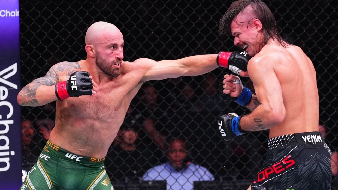 Volkanovski derrotó a Lopes en UFC 325 para retener el título