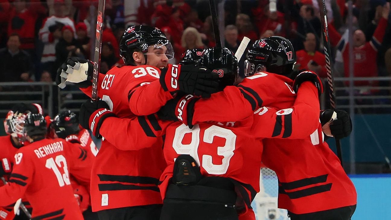 Mitch Marner coronó la remontada de Canadá en la victoria olímpica en tiempo extra contra la República Checa
