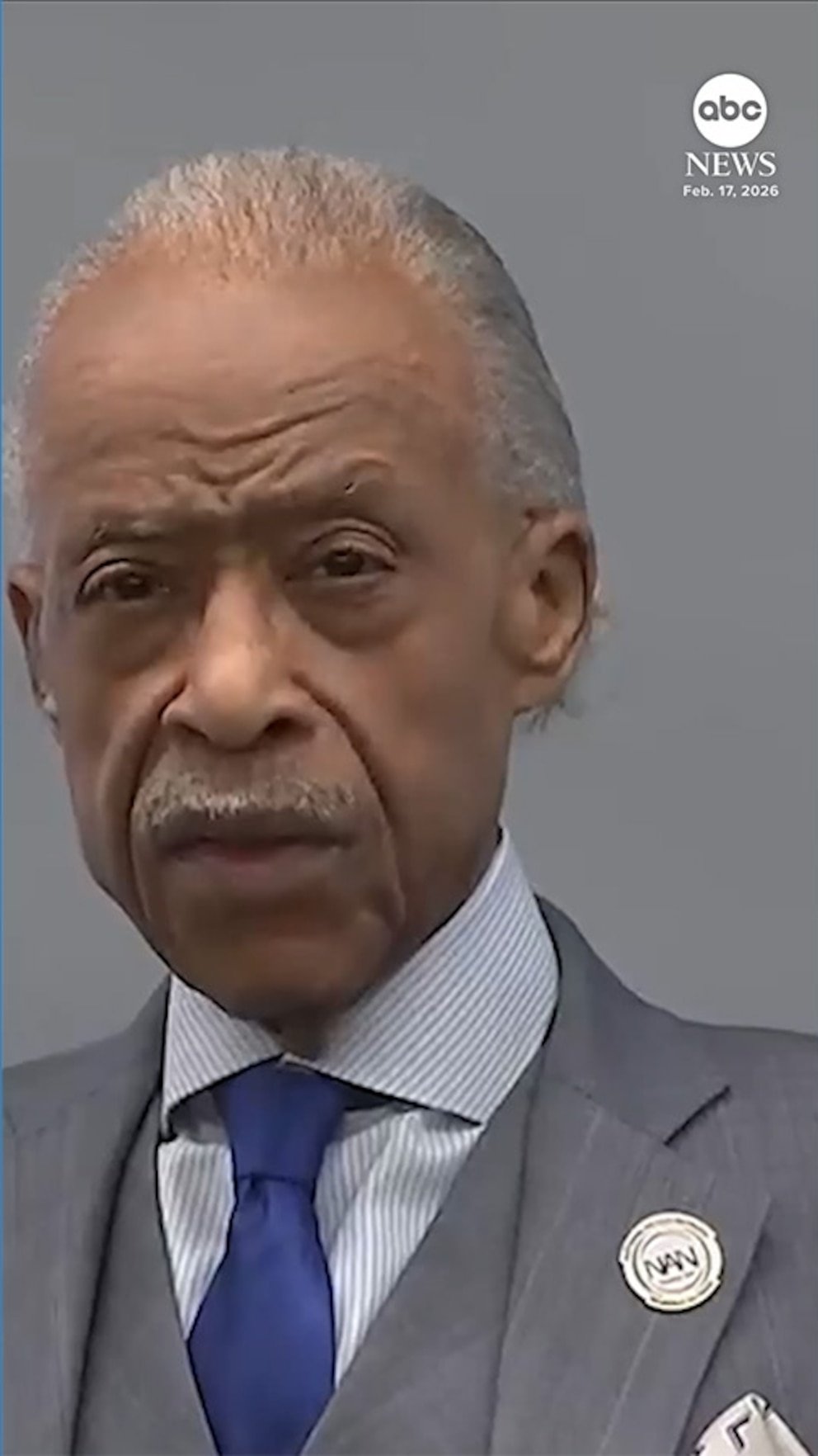 Video El difunto reverendo Jesse Jackson en la conferencia de prensa. Al Sharpton recuerda
