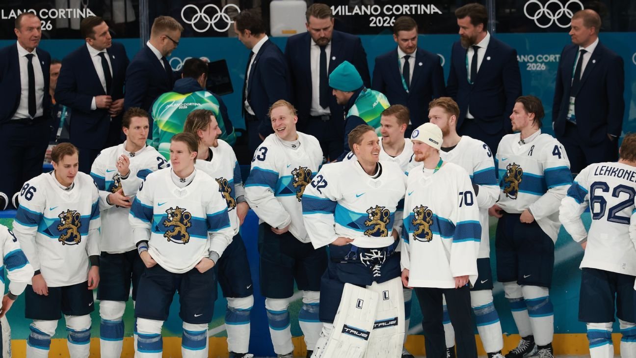 Finlandia vence a Eslovaquia 6-1 y gana la medalla de bronce olímpica en hockey masculino