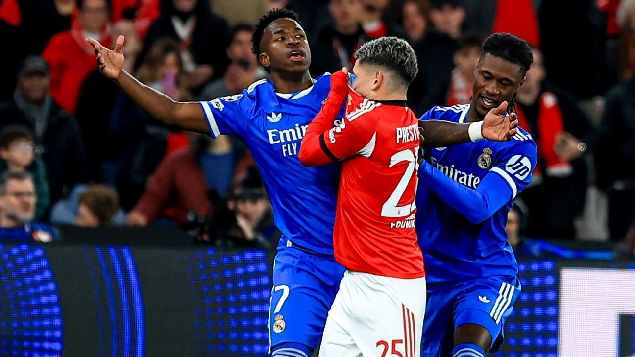 Gianluca Prestiani, suspendido para el partido de vuelta del Benfica contra el Real Madrid