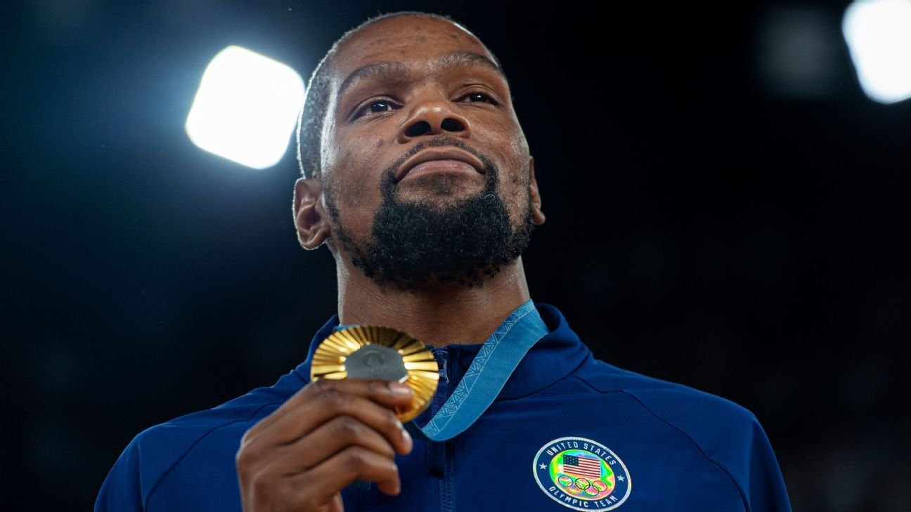 Kevin Durant dice que planea jugar en los Juegos Olímpicos de 2028 en Los Ángeles