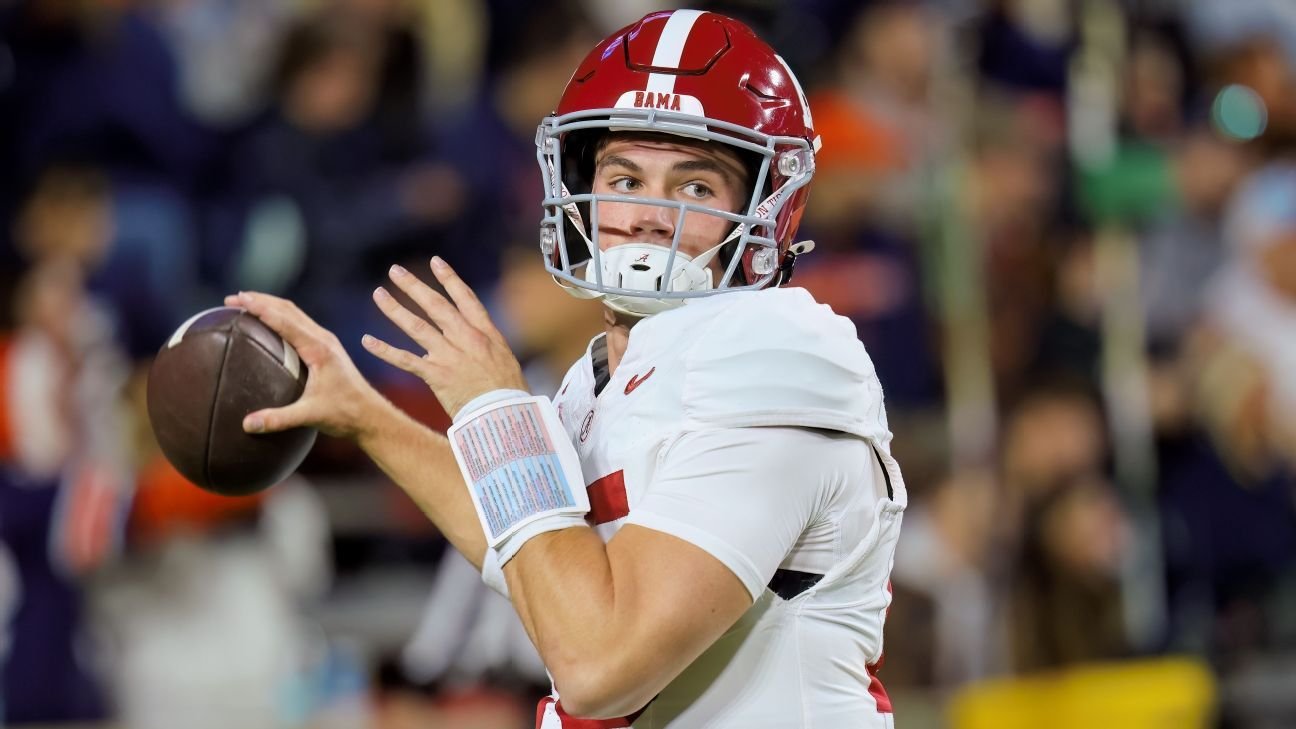 Ty Simpson quiere mostrar su QB franquicia en el NFL Combine