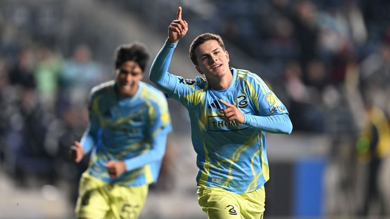 Cavan Sullivan, de 16 años, del Union, hace historia en Estados Unidos con su primer gol