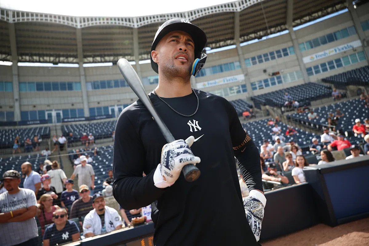 Giancarlo Stanton de los Yankees está decidido a jugar la temporada completa «incluso si no puede abrir la bolsa de fichas»