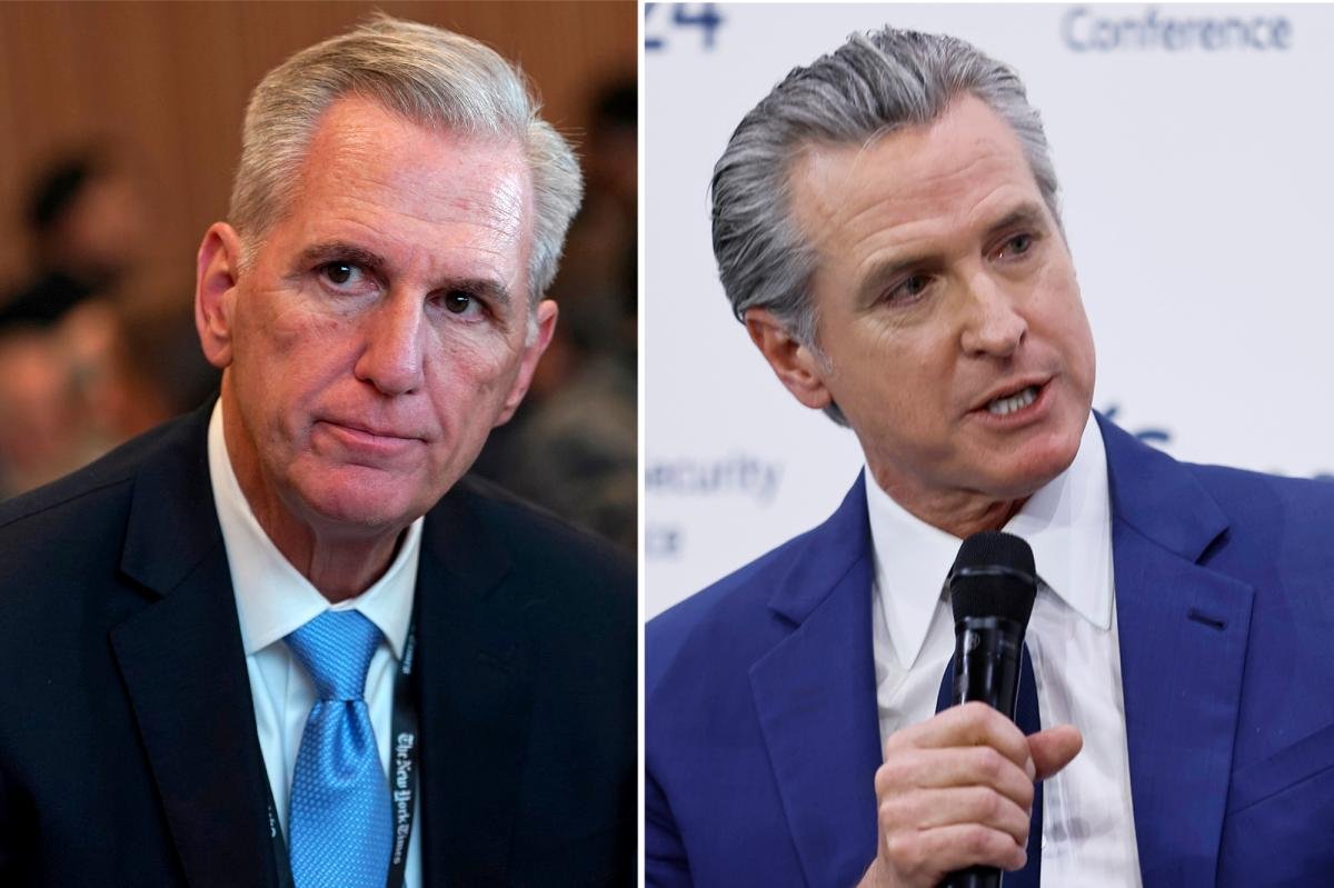 Kevin McCarthy critica a Gavin Newsom y dice que California está en una ‘pendiente descendente’ desde el liderazgo gubernamental