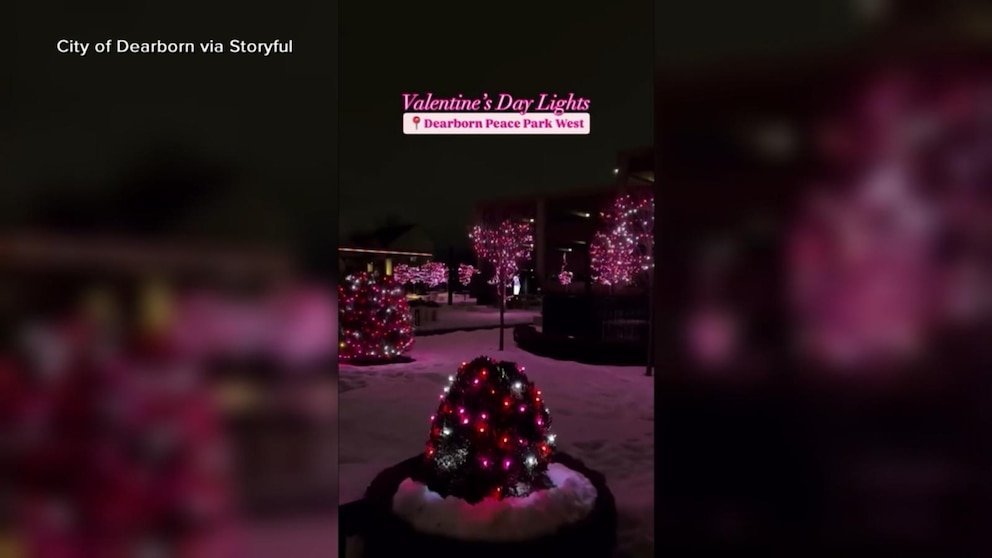 Ver: Luces románticas del día de San Valentín en Michigan