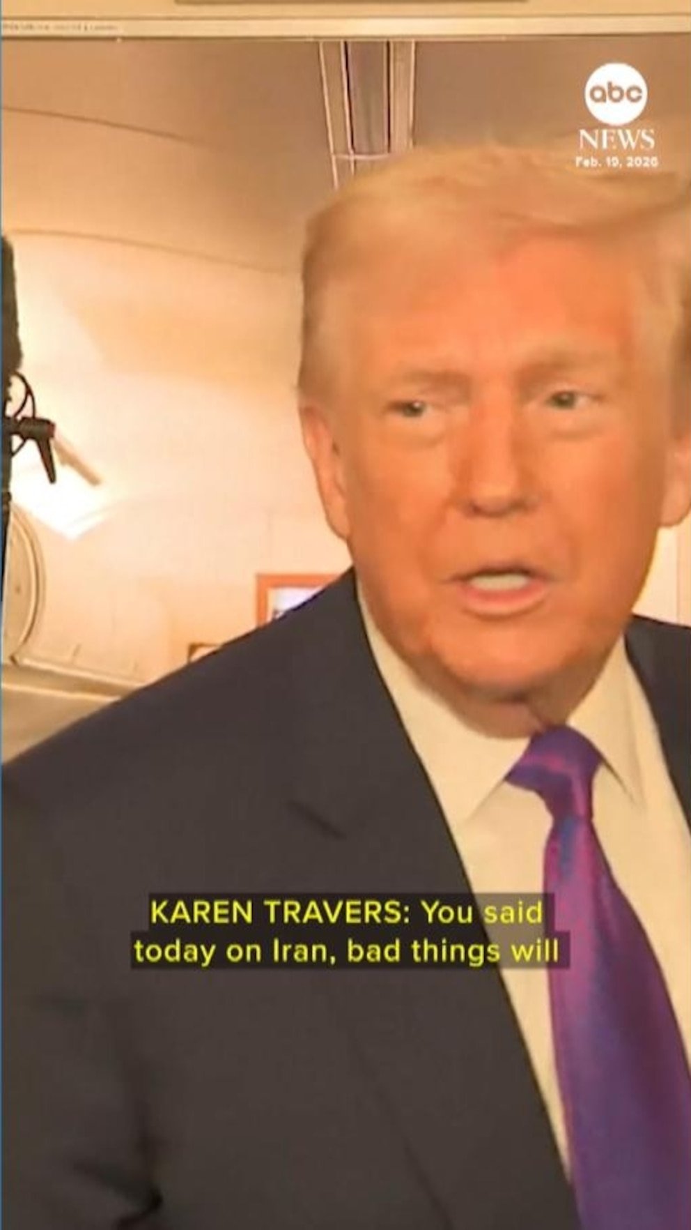 Video Trump dice que sucederán «cosas realmente malas» si Irán no llega a un acuerdo