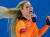 La prometida de Jake Paul, Jutta Leerdam, ganó el oro en la prueba femenina de patinaje de velocidad de 1.000 metros en Milano Cortina.