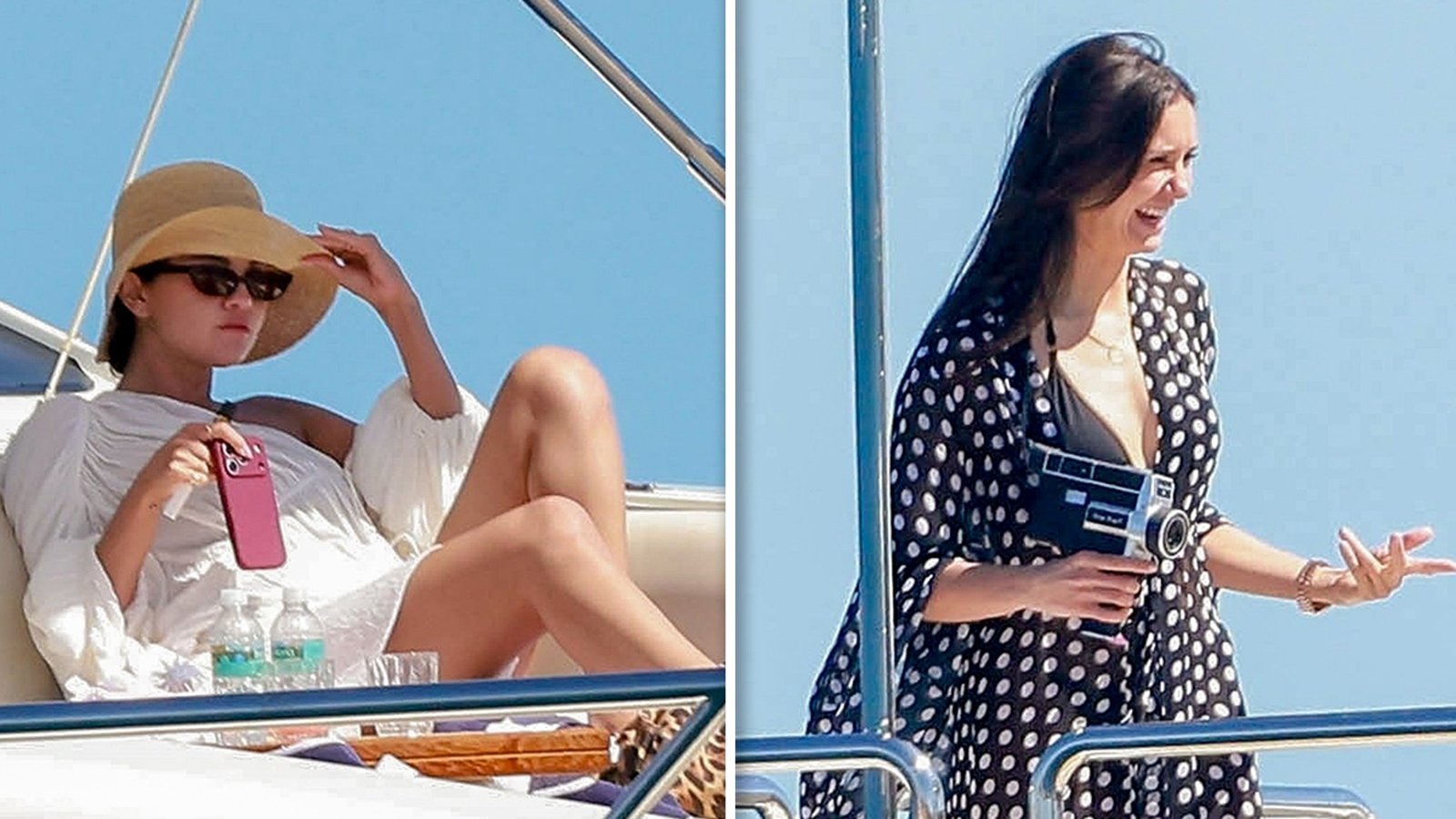 Selena Gomez y Nina Dobrev subieron la temperatura en una escapada en yate a Cabo