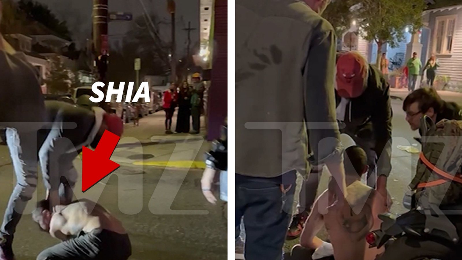 Shia LaBeouf captado en video siendo golpeado en pelea de Mardi Gras