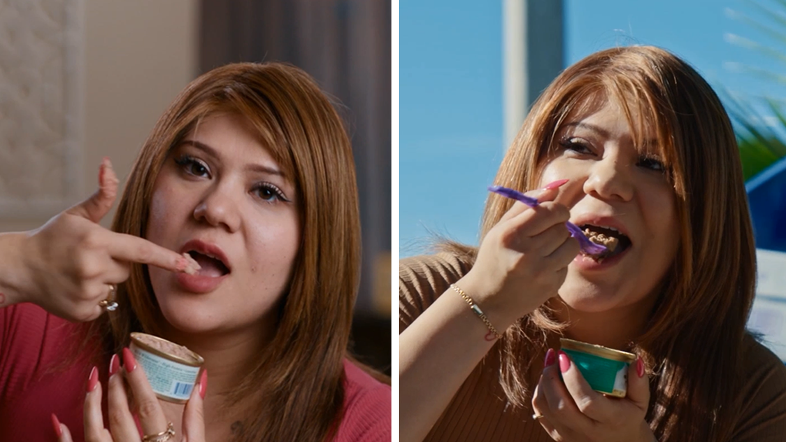 ‘Mi extraña adicción’ A Abigail le gusta comer comida húmeda para gatos