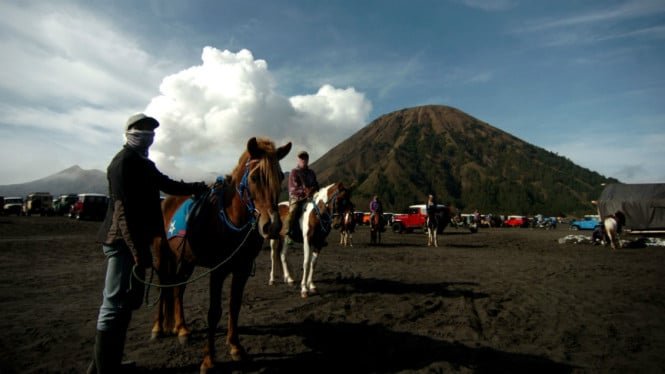 Ladrones roban las maletas de siete turistas tailandeses en Bromo, interviene la policía