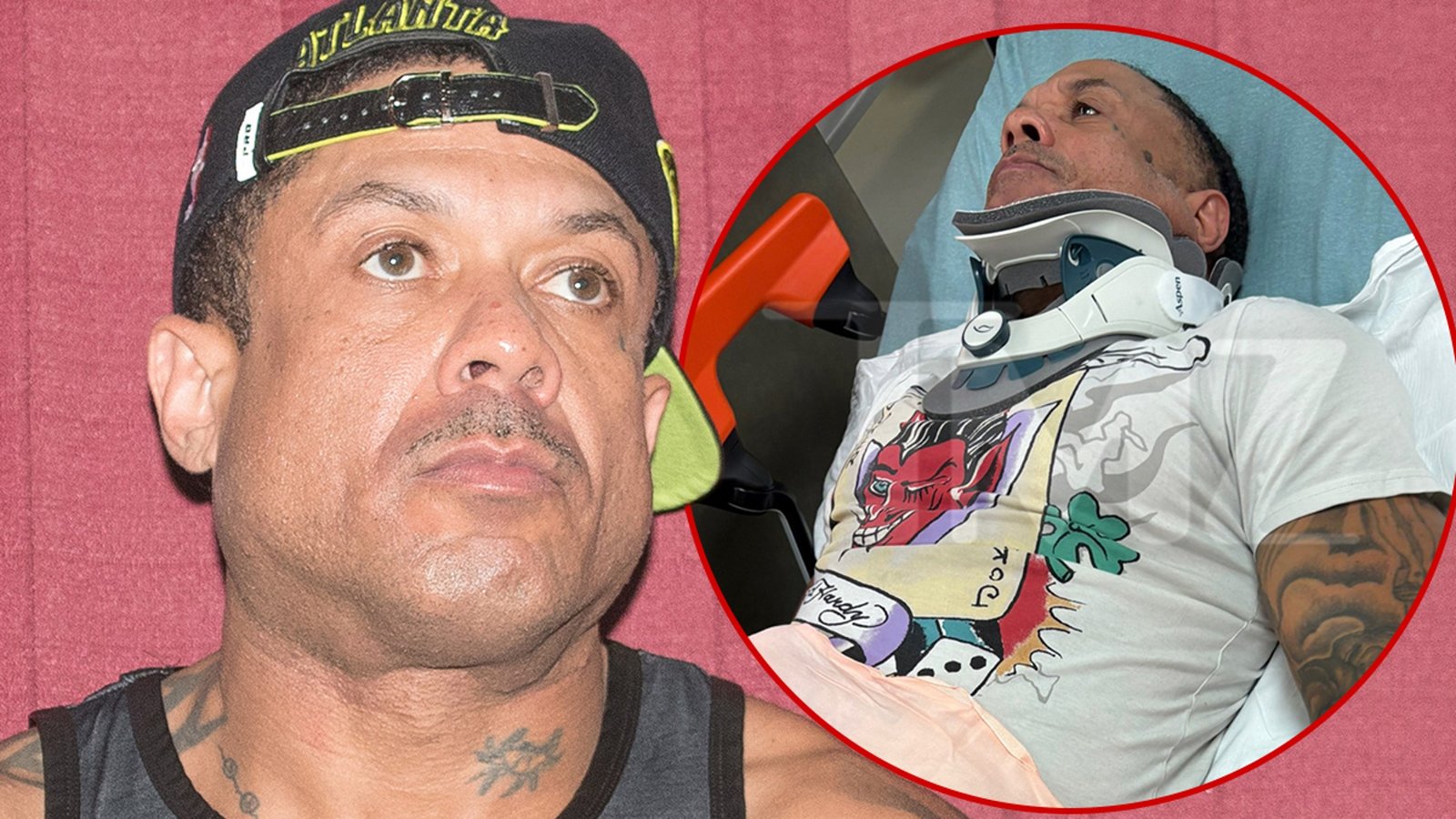 Benzino fue ingresado en el hospital, alegando que su ex Althea Eaton había intentado llevarse a su hijo.
