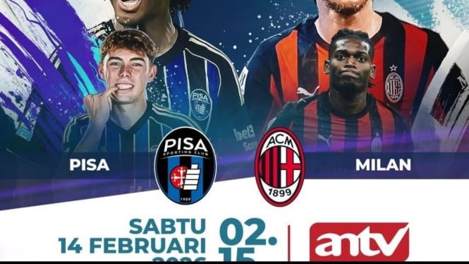 Pisa vs AC Milan se transmite actualmente por ANTV, con los rossoneri persiguiendo todos los puntos