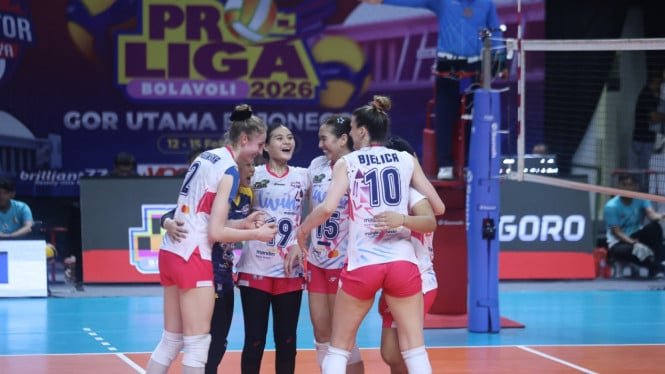 La honesta confesión del entrenador después de que Livin Mandiri venciera al líder de la clasificación del JPE, ¡las posibilidades de la Final Four de la ProLiga 2026 son amplias!