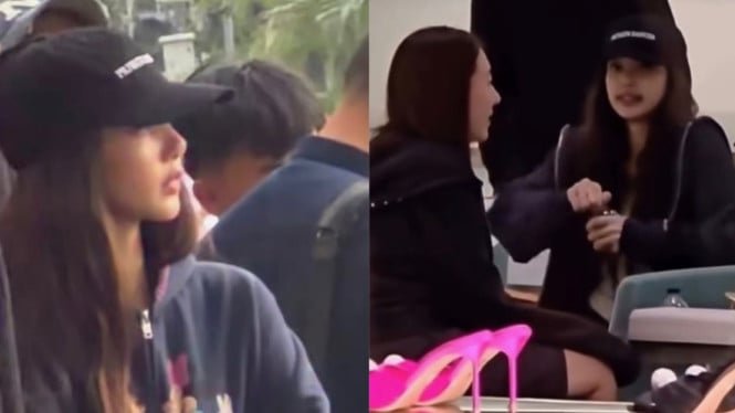 Lisa de Blackpink pasea por un centro comercial de Yakarta, comprando y relajándose entre la multitud