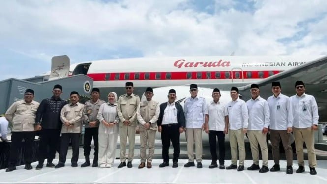 Garuda Indonesia dona aviones para la ceremonia del Hajj en Aceh