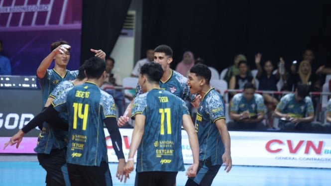 Clasificación masculina de ProLiga 2026 después de que Samer derrotara a Garuda Jaya en la ProLiga 2026 Bogor Series