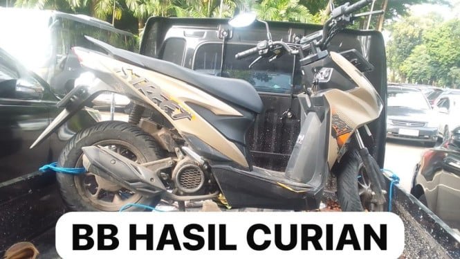 2 ladrones virales de motocicletas con armas de fuego en el oeste de Yakarta, 1 delincuente aún menor de edad