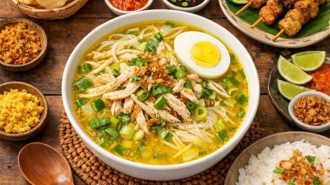 Receta de Pollo Soto con Sopa de Claras, muy fresca, perfecta para comer sahur