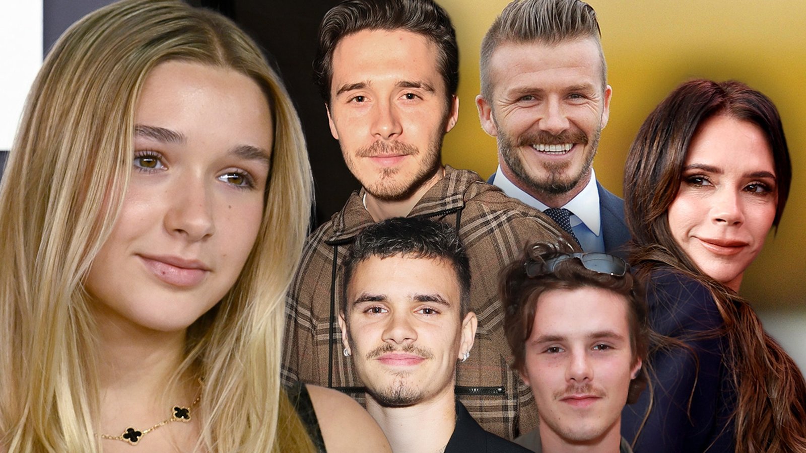 Harper muestra amor por los hermanos Beckham en medio de disputa familiar