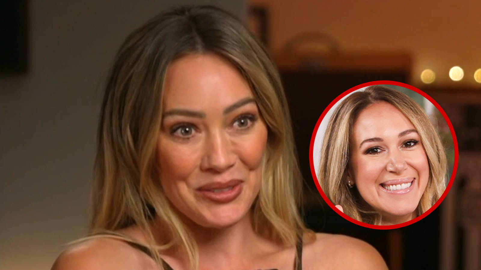 Hilary Duff se emociona al hablar del distanciamiento de su hermana Hayley