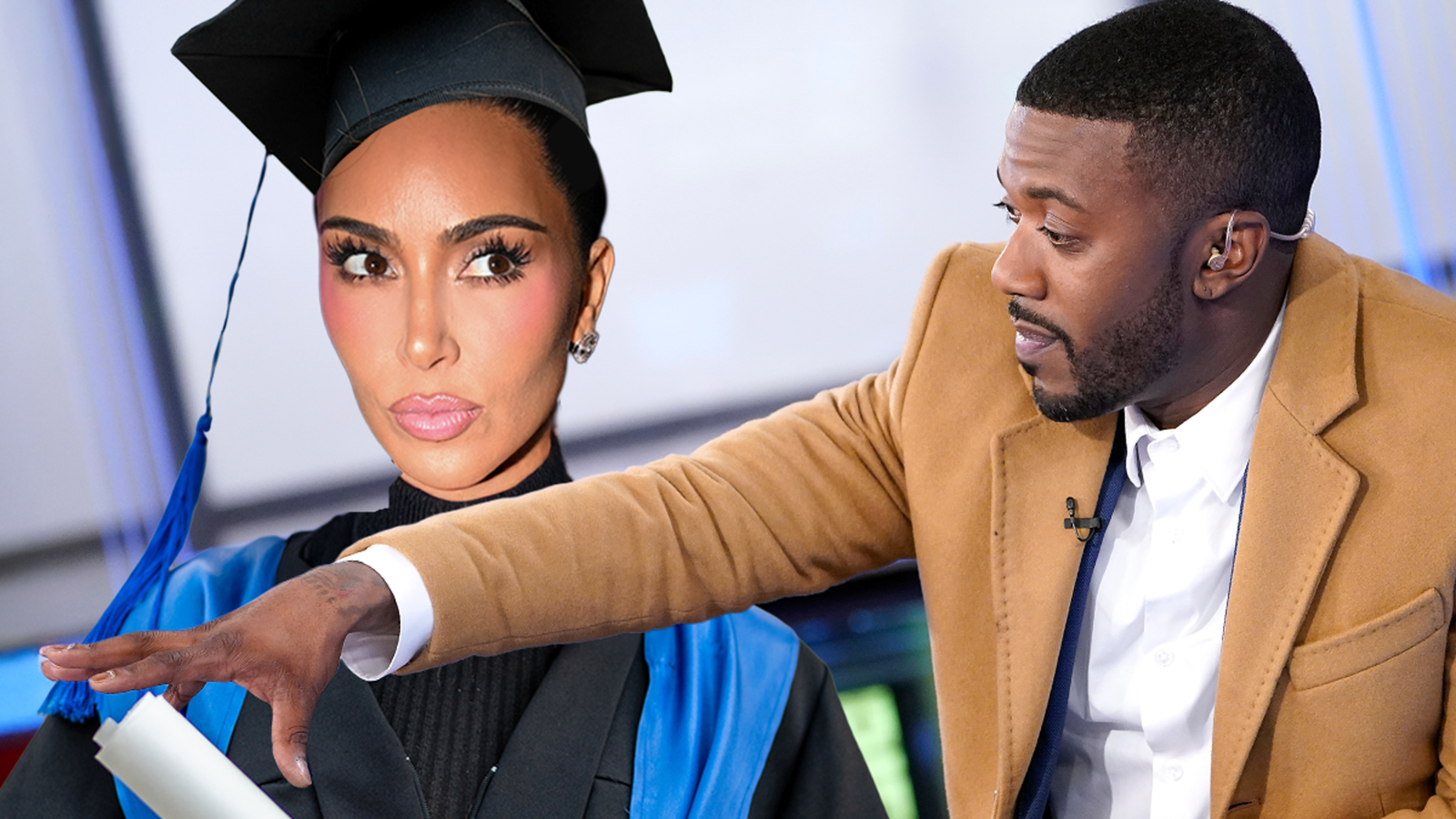 Kim Kardashian teme que las acusaciones de Ray J arruinen sus sueños de convertirse en abogado
