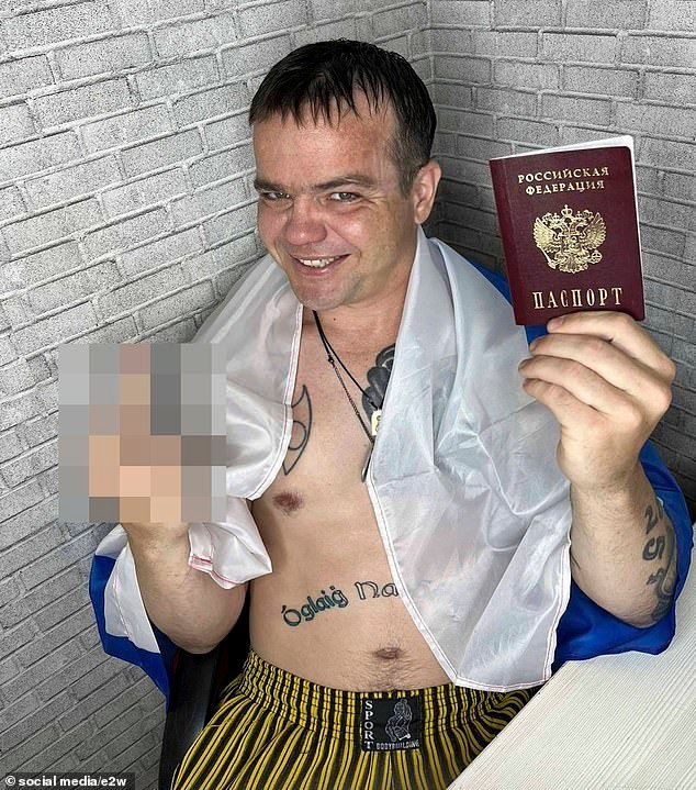 El traidor inglés de 39 años que quemó su pasaporte británico luchando por Putin en Ucrania ‘se presume muerto después de desaparecer en el frente’