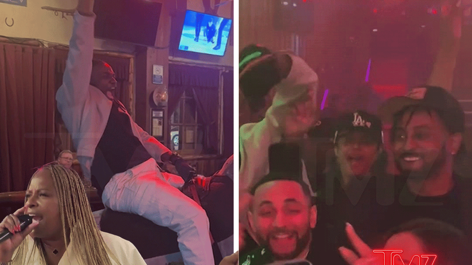 Autobuses Double Trouble ‘TMZ After Dark’ presentados por Nick Cannon Brothers y Yo-Yo