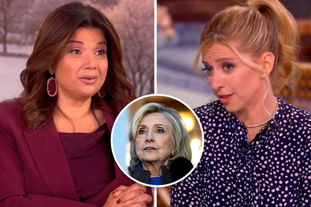Anna Navarro no está de acuerdo con la presentadora invitada de ‘The View’, Sarah Eisen, en que el testimonio de Clinton sobre Epstein es un «escándalo»: «No es un escándalo para Hillary»