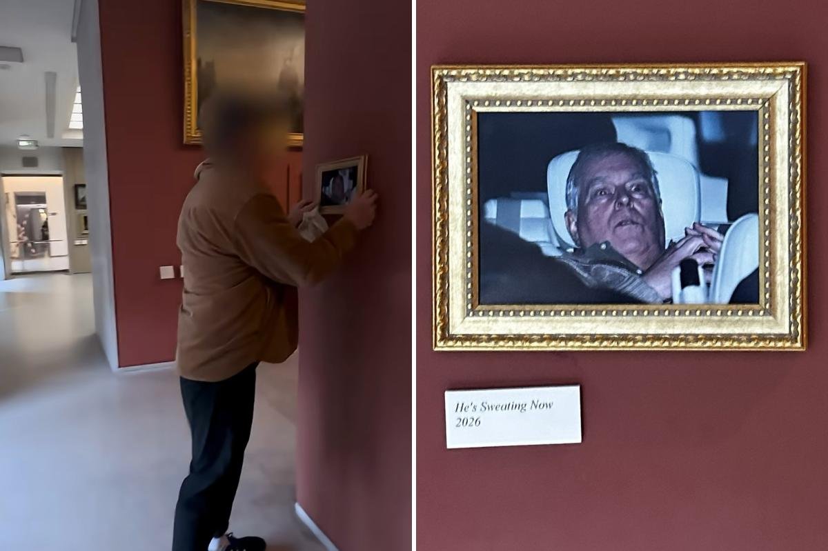 Después de que el personal del Louvre confiscara la infame foto del ex príncipe Andrés, los espectadores quedaron conmocionados.
