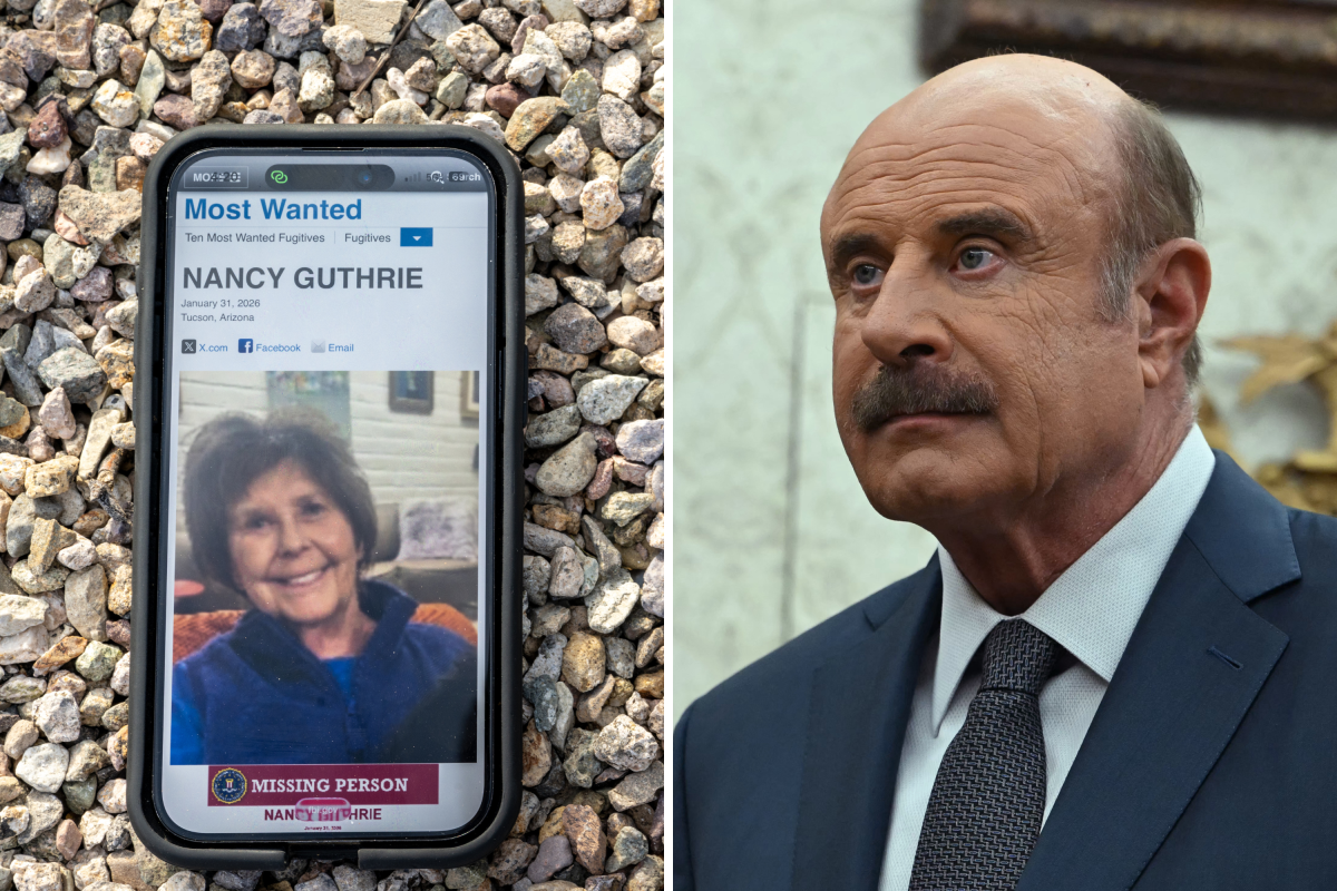 El Dr. Phil dice que la abducción de Nancy Guthrie no sigue el patrón de abducción